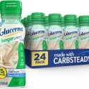 Glucerna Hunger Smart Diabetes Care Shake, Classic Vanilla, Diabetic Meal Replacement to Support Blood Sugar Management, 15g Protein, 180 Calories, Ready to Drink, 10-fl-oz Bottle, 24 Pack, BBD: AUG 1, 2025