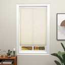 Cordless Cellular Shades, Light Filtering Honeycomb Blinds for Indoor Windows Bedroom, Pull Down Pleated Accordion Blind Easy Install, Shade Size 34" Wx72 H, Beige