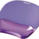 Fellowes Crystals Gel Mouse Pad with Wrist Rest - Purple (91441)