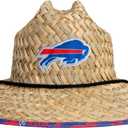 NFL Team Logo Americana Floral Lifeguard Beach Straw Sun Hat