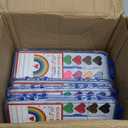 Valentines Day Gifts for Kids, 8 Pack Watercolor Paint Set with Paintbrush for Kids, Prizes Exchange Gifts Valentines Party Favors for Preschool Classroom School