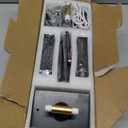 Battery Operated Wall Sconces Set of 2: 10000mAh Rechargeable Wall Lights, Easy Install 360 Rotate 3000K-6000K LED Wireless Wall Light Decor for Bedroom Living Room Hallway Picture Lighting Gallery (Black)