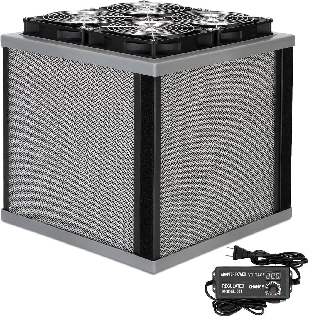 3Pro Air Purifier for Large Homes up to 3400ft - CADR 440cfm, Detachable & Portable - Fits in 20" Suitcase
