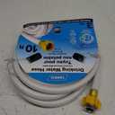 Camco TastePURE 10-Ft Water Hose - RV Drinking Water Hose Contains No Lead, No BPA & No Phthalate - Features Diamond-Hatch Reinforced PVC Design - 1/2 Inside Diameter, Made in the USA (22743)