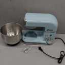 Kitchen in the box Stand Mixer,3.2Qt Small Electric Food Mixer,6 Speeds Portable Lightweight Kitchen Mixer for Daily Use with Egg Whisk,Dough Hook,Flat Beater (Blue)