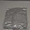 Saodimallsu Womens Quarter Zip Pullover Sweaters Casual Collared V Neck Color Block Long Sleeve Loose Knit Fall Sweater (Small, Gray)