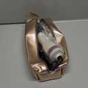 Travel Blow Dryer Brush in one, Dual Voltage 110V-240V Mini Hot Air Brush, Hair Trends Nano Titanium 2 Inch One Step Hair Dryer and Styler Volumizer Oval Shape (50 mm, White & Rose Gold)