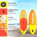 Kids Stand Up Paddle Board with Inflatable SUP Accessories, Non-Slip Comfort Deck Inflatable Paddle Board for Kid, Durable, Lightweight Fin for Youth & Kids