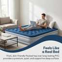 16 Inch Queen Air Mattress with Built-in Pump Inflates in 3 Minutes