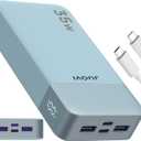 J2651 Portable Charger, 35W 20000mAh USB C in & Out Power Bank, Battery Pack with QC4.0+PD3.0 35W High-Speed Charging for Bluetooth Earbud, Mobile Phone, Tablet (Blue)