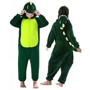 XXLOG Kids Animal Onesie Unisex One Piece Cosplay Halloween Costume with Pockets L