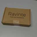 Ravinte 10 Pack 6 inch Cabinet Pulls Brushed Brass Stainless Steel Kitchen Drawer Pulls Cupboard Handles Cabinet Handles 3.75 Hole Center