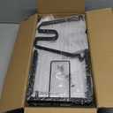 Magheo 2 Pack Pots and Pans Organizer Under Cabinet, 22" Deep Expandable Pull Out Pot Lid Organizer and Storage with 10 Adjustable Dividers No Drill Pot and Pan Holder Rack with Handle Bracket(Black)