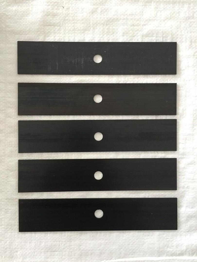 2 Set of 5 Mclane/PowerTrim 9" x 1/2" Hole Edger Blade Rep. Part# 2059 Made in U.S.A.