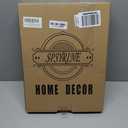 Spsyrine Serving Tray with Handles, Plastic Decorative Tray for Coffee Table, Living Room, Home Decor, 3040B