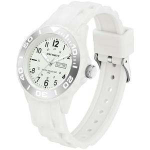 OXFANITE Waterproof Nurse Watch for Medical Professionals,Students, Women Men, Military Time Easy to Read Dial, 24 Hour with Second Hand, Soft and Breathable Silicone Band