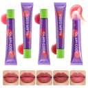 2 x Glam Code Lip Glossy Balm Set, Moisturizing Tinted Lip Gloss for Women & Girls, Lip Care Set Smooths & Softens Dry Lips with Shea Butter, Non-Sticky, Cruelty-Free & Vegan (5-Count, 02 Sweety Cherry)