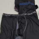 Hanes Men's Underwear Pack, 3-Pack, Total Support Pouch Boxer Briefs or Trunks, Moisture-Wicking Underwear for Men, L