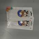 2 x Birthday Number 8 Candles,Cute Cow Birthday Cake Decoration,Cowboy Three Cowgirl Rodeo Party,Baby Shower for Boy Girl Decor Supplies