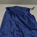 Women's Silk Satin Camisole Cowl Neck Tank Top Cami Silky Basic Tank Shirt Blouses (4-6, Blue)