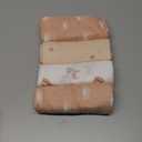 GLLQUEN BABY Muslin Swaddle Blankets 4-Pack Breathable Receiving Blankets (35" x 40") Soft Baby Blankets for Girls and Boys Newborn Essentials Muslin Burp Cloths Swaddle Wrap Baby Gift (Sun)