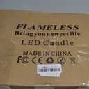 Enido 12 Pc Flameless LED Candles with Remote & Timer, Outdoor Waterproof, Flickering Electric Warm Lights for Cozy Home & Holiday Romantic Decor, Battery Operated for Party(D 2.2 x H 4/5/6