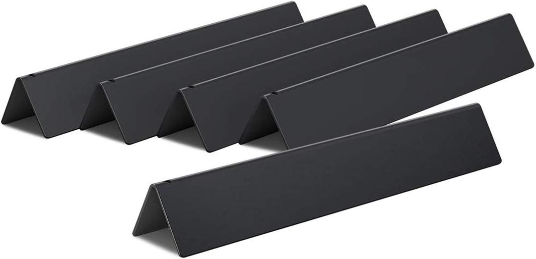 X Home 7636(15.3 Inch) Replacement Flavorizer Bar with Front-Mounted Control Panel, for Weber Spirit (3 Burners) E/S-310, E-320, E-330 (2013-2017), Pack of 3 Porcelain Steel Flavor Bars