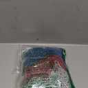 72PCS 4th of July Accessories Necklaces: Blue White and Red Beads Bulk, Patriotic Party Independence Memorial Day Favors Toys Decorations