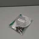 TobbinGear Left-Handed Leather Cell Phone Holster with Belt Clip, Universal Phone Holster for Men Belt Holder, Leather Case for iPhone, Samsung Galaxy Phones, Dark Brown, Medium