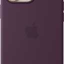 Apple iPhone 16 Pro Max Silicone Case with MagSafe and Camera Control: Lightweight Phone Case, Wireless Charging Compatible, Smooth Matte Finish; Plum