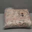 GarveeHome Boho 5x7 Area Rug for Bedroom, Floral Vintage Rugs for Living Room with Soft Low Pile, Non Slip Botanical Washable Rugs 5x7 for Dining Room Camel Carpet for Entryway Dorm Office Playroom