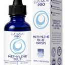 Lunakai PRO USA Made Methylene Blue Pharmaceutical Grade  99.99% Pure USP Grade 1% Methylene Blue Drops for Humans  Cognitive & Focus Support Supplement, Exp Date: 01/2028