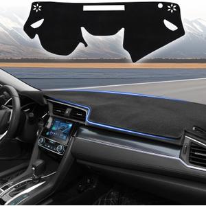 YYCKE Dash Cover Mat Custom Fit for 2023 2022 2021 2020 2019 2018 SU-BA-RU Crosstrek Accessories Dashboard Pad Carpet Protector