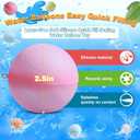 32 Pack Reusable Water Balloons Pool Water Balls Latex-Free Soft Silicone Water Splash Ball with Portable Mesh Bag Summer Outdoor Beach Play Pool Party Backyard Fun Water Toys