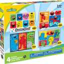Buffalo Games - Sesame Workshop - 4 X 1 Kids Multipack - Sesame Street - Multiple Jigsaw Puzzles for Kids- Challenging Puzzle Perfect for Game Nights - Finished Size Varies