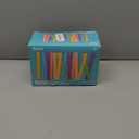 Darice 1000 Pcs Colored Popsicle Sticks for Crafts, 4.5" Colorful Wooden Rainbow Craft Sticks Supplies, STEM DIY Art, Ages 3+