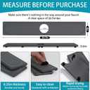 Faucet Mat for Kitchen Sink with Raised Feet, Fast Drying Diatomite Stone Sink Tray, Water Absorbent Faucet & Sink Splash Guard, Prevents Moisture Buildup, Durable Protector for Bathroom Counter