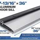 7-13/16 x 36 Inch Door Threshold for Exterior Doors, Composite Lineal Inswing Door Sill Adjustable 1/2 Inch, Replacement Door Threshold Strip USA Standard
