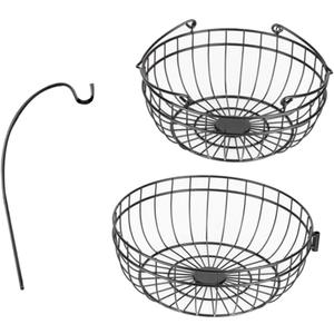 1pc Hanging Fruit Basket Two Storage for Fruits and Snacks Multi-functional Organizer for Kitchen and Living Room Decor