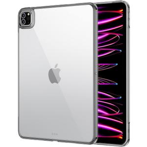 ESR for iPad Pro 12.9 Case, 12.9 inch iPad Pro case (2022/2021, 6th/5th Generation), Thin and Lightweight, Yellowing Resistant, Hard Back, Supports Pencil 2, Classic Series, Clear Black