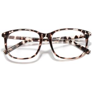 Cyxus Blue Light Blocking Glasses Women Men Computer Gaming Square Glasses UV400 Protection Anti Eyestrain (05-cheetah 8121)