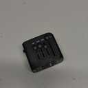 International Travel Adapter Voltage Converter to Step Down 230V to 120V for Hair straighteners, laptops, Cell Phones, Power converters from USA to UK, Europe, Australia Over 200 (Black)