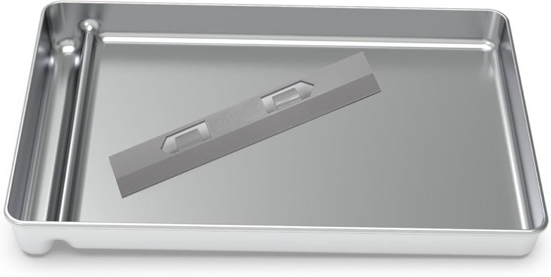 Upgraded Stainless Steel Reusable Litter Tray Compatible with PetSafe Scoop-Free Self-Cleaning Cat Litter Boxes  Deeper Waste Section & Enhanced Odor Control