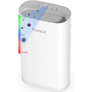 HIMOX HEPA 14 Air Purifiers for Home Large Room Covers 2000 Sq Ft, Medical HEPA Filter Removes 99.99% of Dust Smoke Mold Pollen,Pets Allergies,PM2.5 Air Quality Sensors,Auto Mode,Ozone Free H05