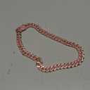 LEIFIDE Dog Chain Collar Diamond Link Puppy Collar 12 mm Wide Dog Necklace Metal Cat Chain Pet Crystal Necklace Jewelry Accessories for Small Medium Large Pet(16 Inch,Rose Gold, Pink)
