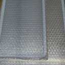 Cutting Board, Tempered Glass Cutting Board for Kitchen Counter, 2Pcs Chopping Board Set with Non-Slip Silicone Edges, Heat Resistant, Dishwasher Safe, Kitchen Decoration (12"x8"&16"x12" White)