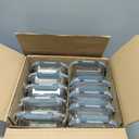 M MCIRCO 10-Pack,22 Oz Glass Meal Prep Containers,Glass Food Storage Containers with lids,Lunch Containers,Microwave, Oven, Freezer and Dishwasher (Gray)