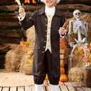 BesserBay 8 Pieces Boys Colonial Outfits 18th Century American Set 14 Years