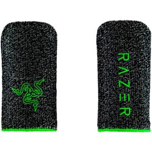 Razer Gaming Finger Sleeve - Non-Slip Finger Sleeve for Mobile Gaming (Lightwight and Breathable, Smooth and High Sensitivity Fabric, Wide Compatibility and Universal Fit) Black and Green