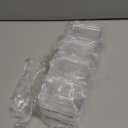 ME.FAN Clear Seasoning Rack Spice Pots - 4 Piece Acrylic Seasoning Box - Storage Container Condiment Jars - Cruet with Cover and Spoon